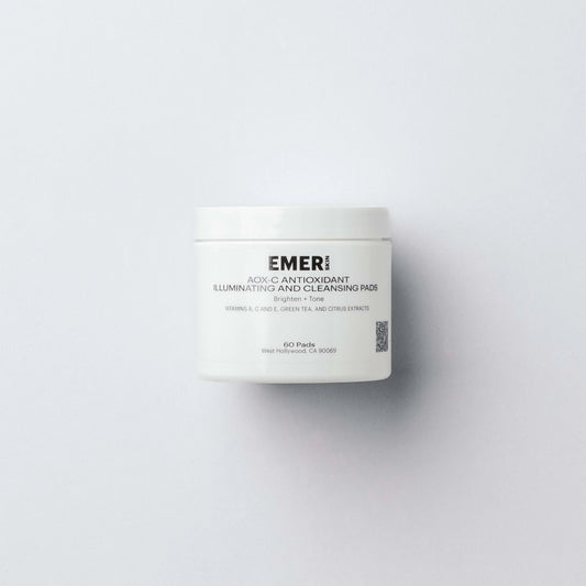 EMER SKIN AOX-C ANTIOXIDANT ILLUMINATING AND CLEANSING PADS